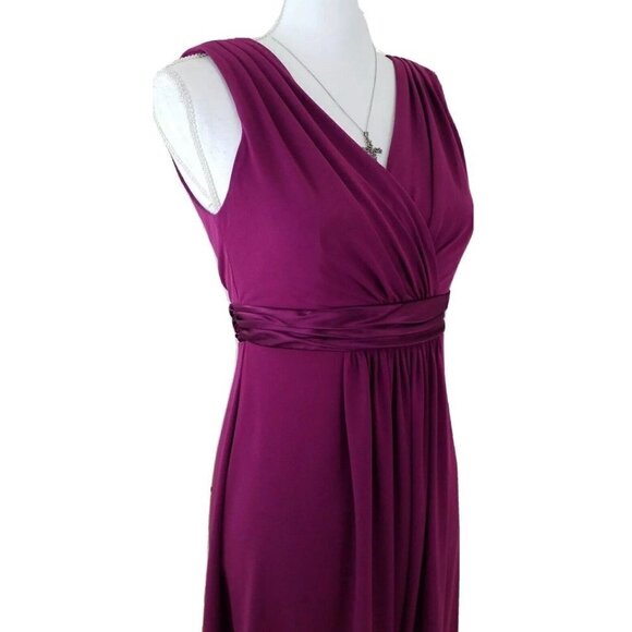 DAVID'S BRIDAL ~Women's Size 4~Red Grapes Formal Prom Cocktail Dress. - Picture 8 of 9